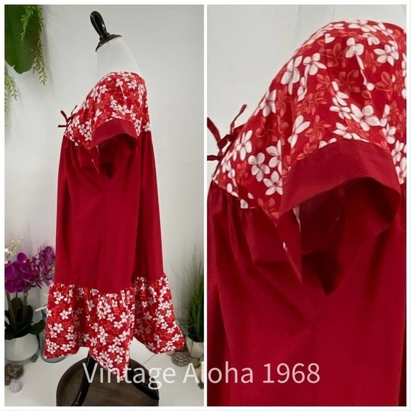 Good Times Hawaiian Muumuu like Bete Liberty House Hawaii T&L RM dress mu’u - Picture 4 of 9